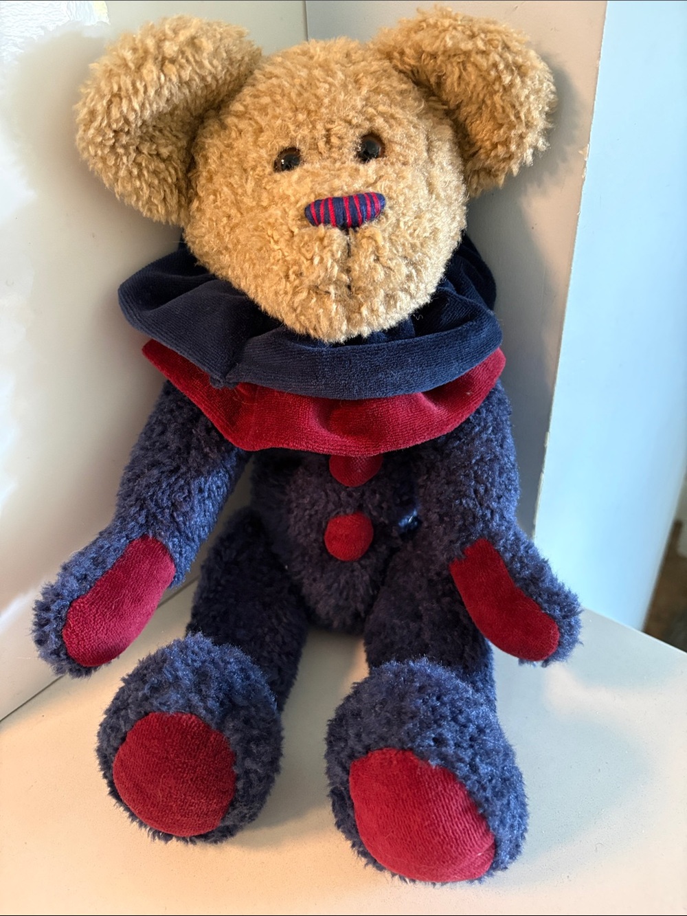 Retired Vintage Boyds Bears "Mr. Barnum" Clown Teddy Bear